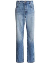 Balmain - Straight-Leg Denim Jeans - Lyst