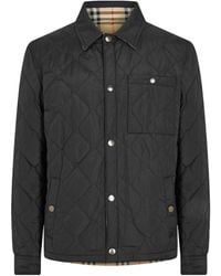 Burberry - Brighton Reversible Water Resistant Long Sleeve Quilted Jacket - Lyst