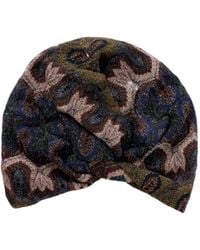 Missoni - Metallic Crochet-Knit Turban - Lyst