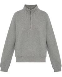 By Malene Birger - Lipa Half-Zip Sweatshirt - Lyst