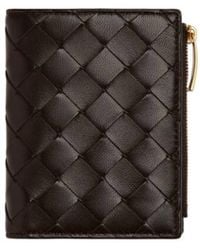 Bottega Veneta - Intrecciato Small Bi-Fold Wallet - Lyst