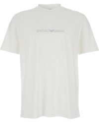Emporio Armani - Logo Crew-Neck T-Shirt - Lyst