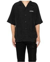 Amiri - Logo Embroidered Short-Sleeved Shirt - Lyst