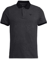 Barbour - Contrast-Collar Polo Shirt - Lyst