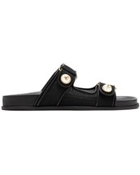 Jimmy Choo - Round-Toe Slippers - Lyst