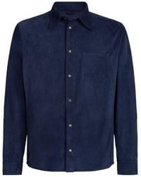 Brunello Cucinelli - Suede Shirt - Lyst