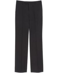 Valentino - Pleated Straight Leg Pants - Lyst