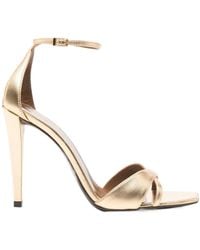Giuseppe Zanotti - Square-Toe High-Heeled Sandals - Lyst