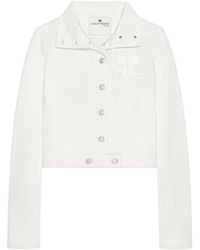 Courreges - Logo-Patch Denim Jacket - Lyst