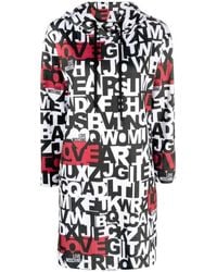 Moschino - Logo-Print Hoodie Dress - Lyst