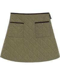 Weekend by Maxmara - Max Mara Weekend Erba Quilted Mini Skirt - Lyst