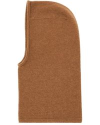 Chloé - Chloé Iconic Logo Detailed Knit Balaclava - Lyst