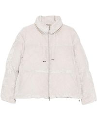 Herno - Velvet Puffer Down Jacket - Lyst