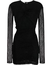 Philosophy Di Lorenzo Serafini - Chantilly-Lace Ruched Minidress - Lyst