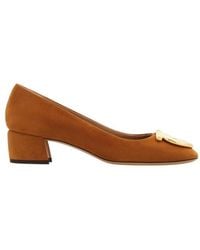 Ferragamo - Maxi Gancini Pump - Lyst