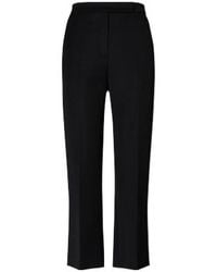 Tory Burch - Cropped Straight Leg Trousers - Lyst