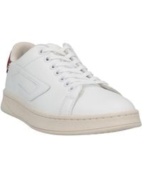 DIESEL - Two-Tone Low-Top Leather Shoes - Lyst