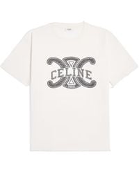 Celine - Loose T-Shirt - Lyst