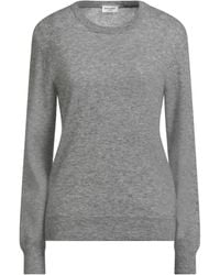 Saint Laurent - Lightweight Knit Longsleeve Crewneck Top - Lyst