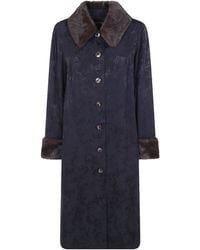 RIXO London - Jonah Button-Up Long Coat - Lyst