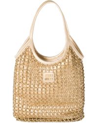 Miu Miu - Ivy Beaded Duchesse Bag - Lyst