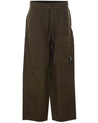 C.P. Company - Wide-Leg Cargo Pants - Lyst