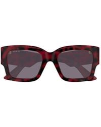 Gucci - Eyewear Square Frame Sunglasses - Lyst