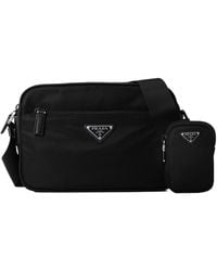 Prada - Solid Color Crossbody Bag - Lyst