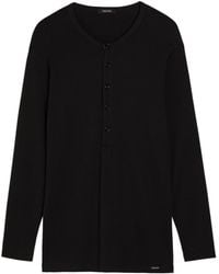 Tom Ford - Henley Stretch-Cotton Top - Lyst