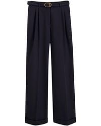 Dior - Belted Flared Pants - Lyst