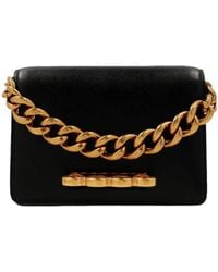 McQueen - Four Ring Shoulder Bag - Lyst