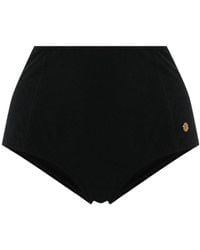 Versace - Barocco-Jacquard Bikini Bottoms - Lyst