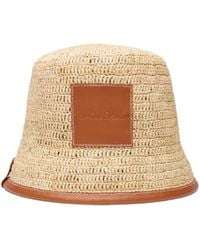 Jacquemus - Le Bob Soli Logo Patch Bucket Hat - Lyst