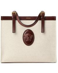 Versace - Rivi Re Logo Tote Bag - Lyst
