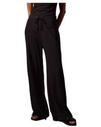 James Perse - Wide-Leg Sweatpants - Lyst