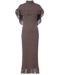 Jonathan Simkhai - Jordan Caped Wool And Cashmere Maxi Dress - Lyst
