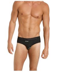 Emporio Armani - Logo Detail Panties - Lyst