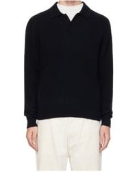 Lisa Yang - Rufus Knitted Polo Top - Lyst