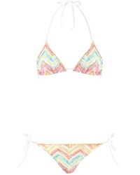 Missoni - Zigzag-Knit Bikini Set - Lyst