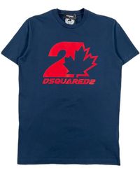 DSquared² - Logo Printed Crewneck T-Shirt - Lyst