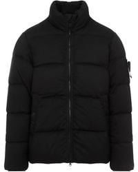 Stone Island - Logo Patch Zipped Padded Jacket - Lyst