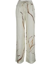 Nanushka - Drawstring Wide-Leg Trousers - Lyst