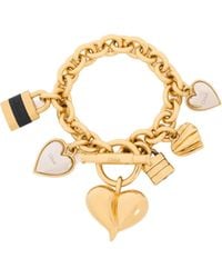 Chloé - Chloé Paddington Heart Charm Bracelet - Lyst