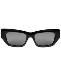 Gucci - Eyewear Rectangular Framed Sunglasses - Lyst