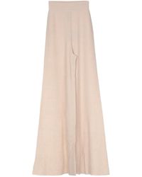 Loro Piana - Ribbed Wide-Leg Casual Pants - Lyst