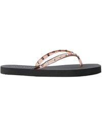 Loeffler Randall - Taryn Crystal-Embellished Pvc Flip Flops - Lyst