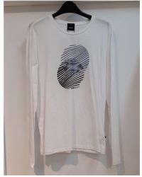 BOSS - Round Collar And Long-Sleeved T-Shirt - Lyst