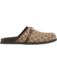Gucci - Gg Motif Slippers - Lyst