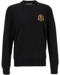 Dolce & Gabbana - Coat Of Arms Sweater - Lyst
