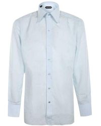 Tom Ford - Long Sleeve Lapel Shirt - Lyst